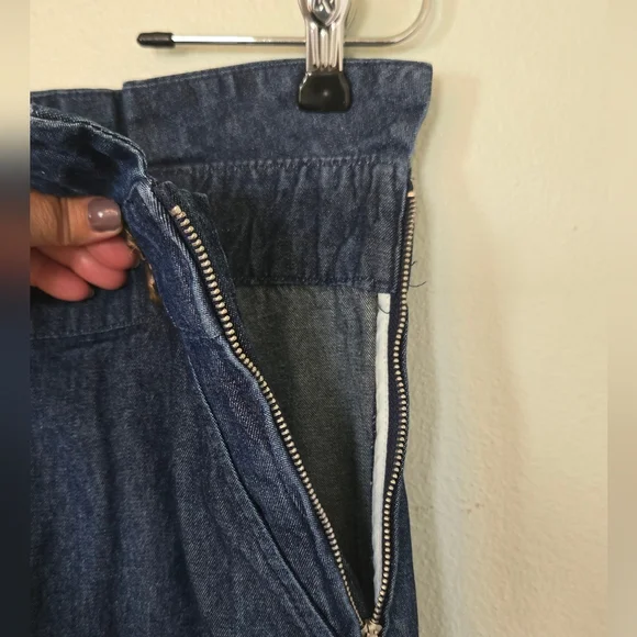 Who What Wear Wide Leg Paper Bag Waist Jeans Size 4 - Picture 5 of 6